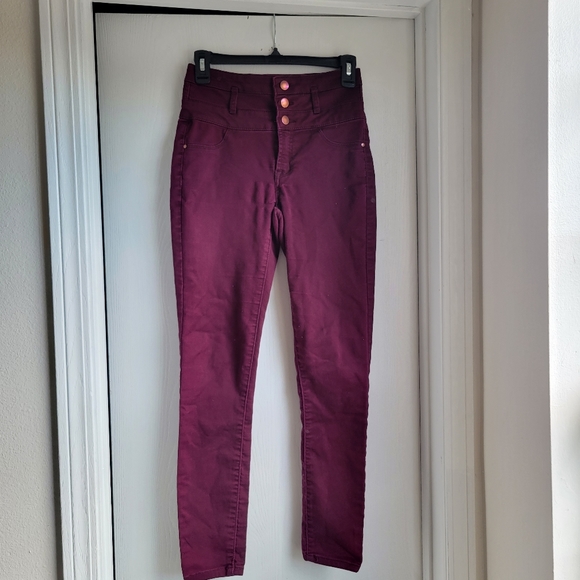 refuge Pants - Maroon skinny pants